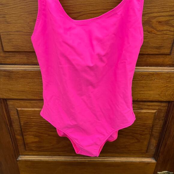 Solid & Striped Women's sz S One Piece Swim THE ANNE-MARIE Fluorescent Pink NWT - Picture 3 of 12